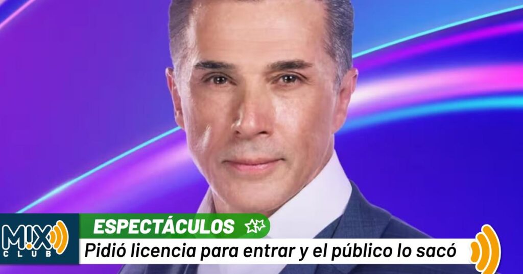 Del Congreso al reality… y del reality a la salida: Sergio Mayer queda fuera de La Casa de los Famosos