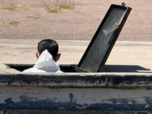 Madres buscadoras hallan osamenta en cisterna del Boulevard San Marcos