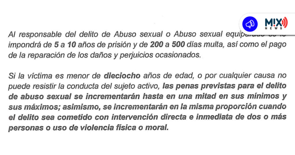 Proponen endurecer penas por abuso sexual en Aguascalientes; hasta 10 años de prisión