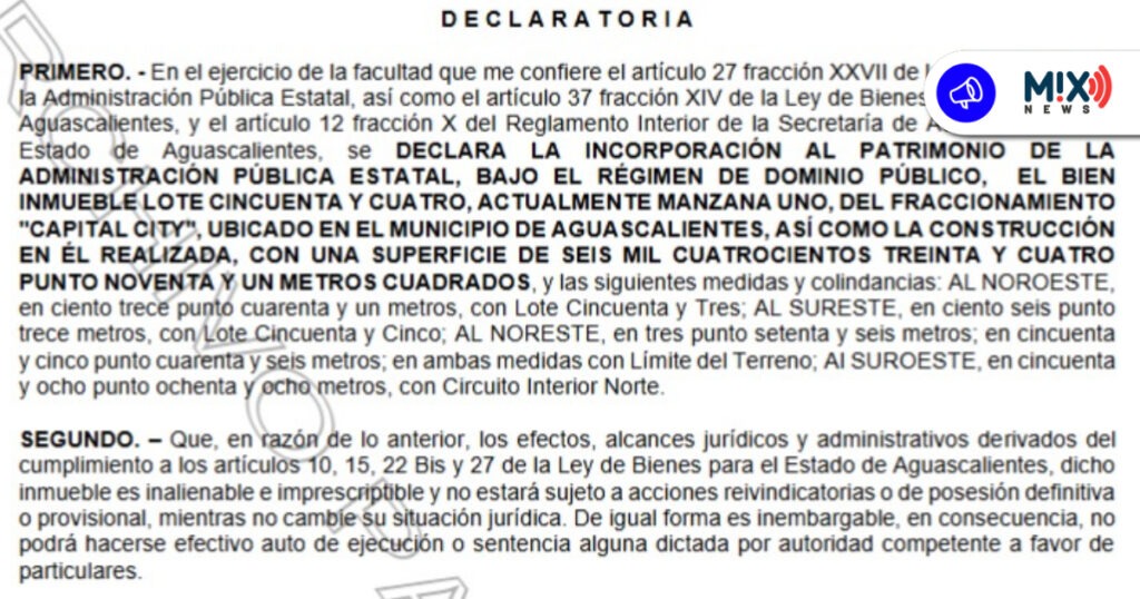 Fiade entrega a Gobierno del Estado el inconcluso edificio Empresarial en Capital City