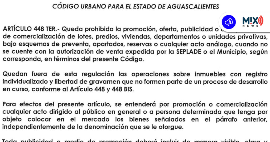 Van contra preventas inmobiliarias irregulares