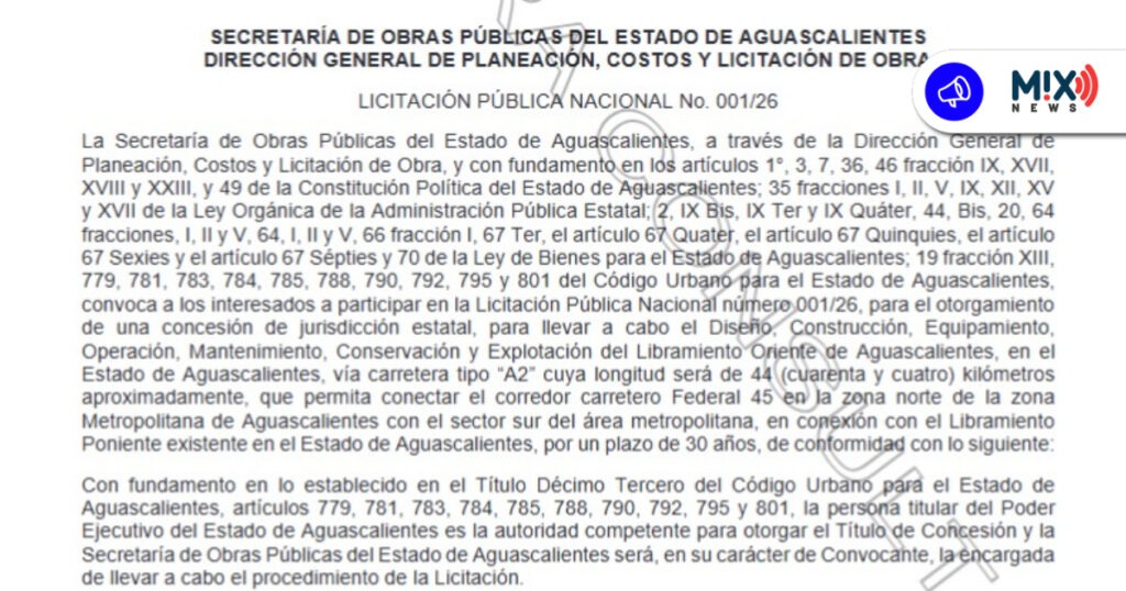 Sí habrá nuevo Libramiento Oriente, ya lanzaron la convocatoria