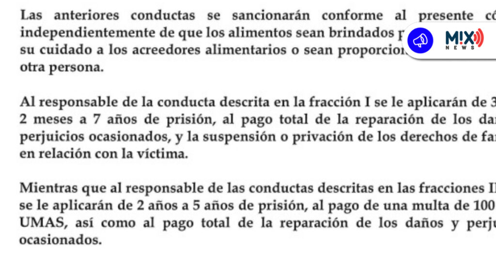 Hasta 7 años de cárcel a deudores alimentarios en Aguascalientes
