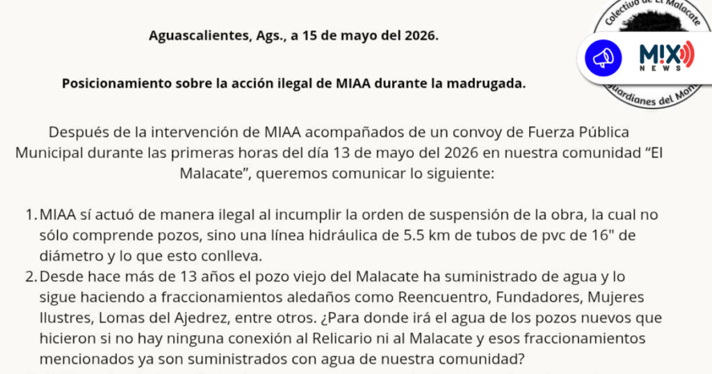 Colectivo "Guardianes del monte" acusa a MIAA de mentir a la población