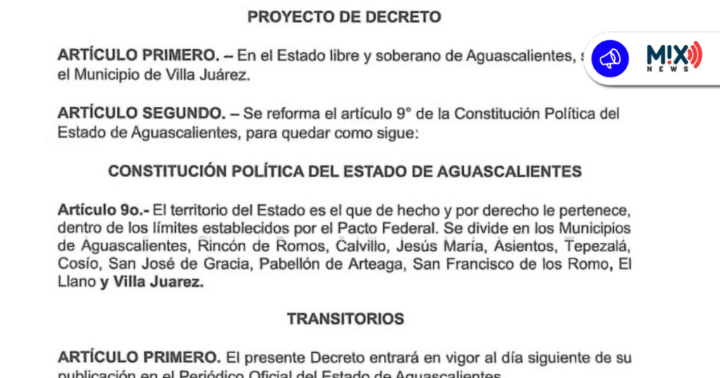 Presentan iniciativa para crear el municipio de Villa Juárez