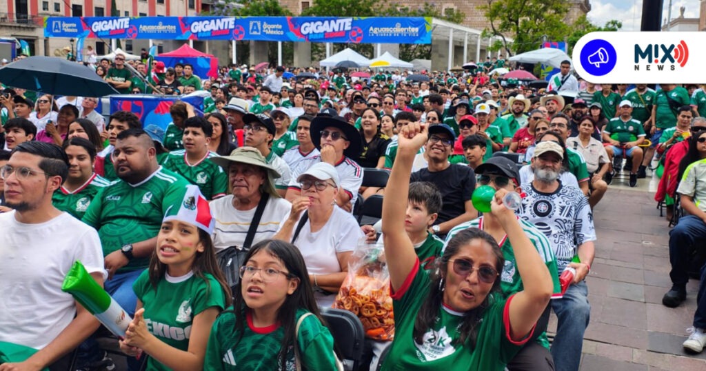 Aguascalientes se pinta de verde con la Gigante Fan Zone del mundial.