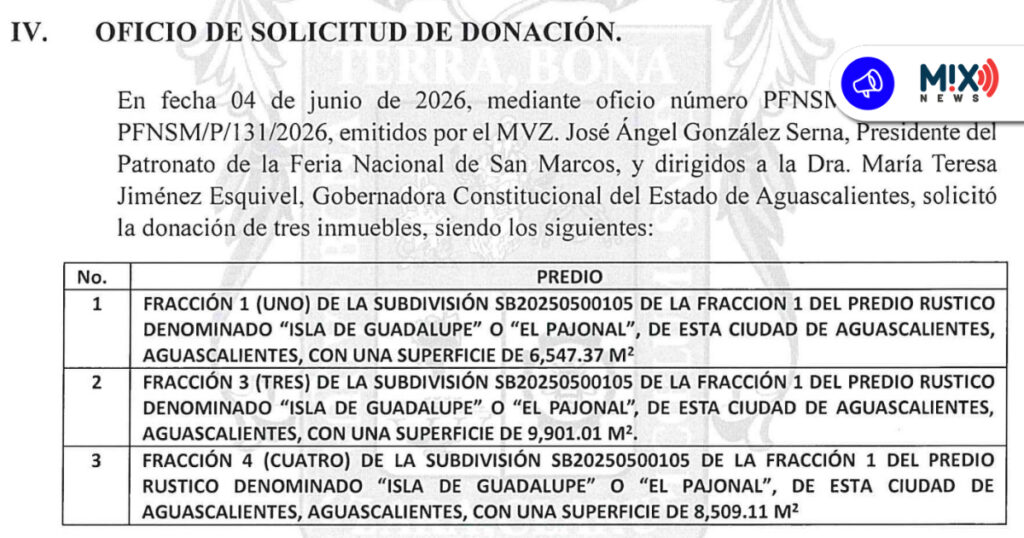 Donarán al Patronato de la Feria predios para nuevo Foro de las Estrella en la Isla San Marcos