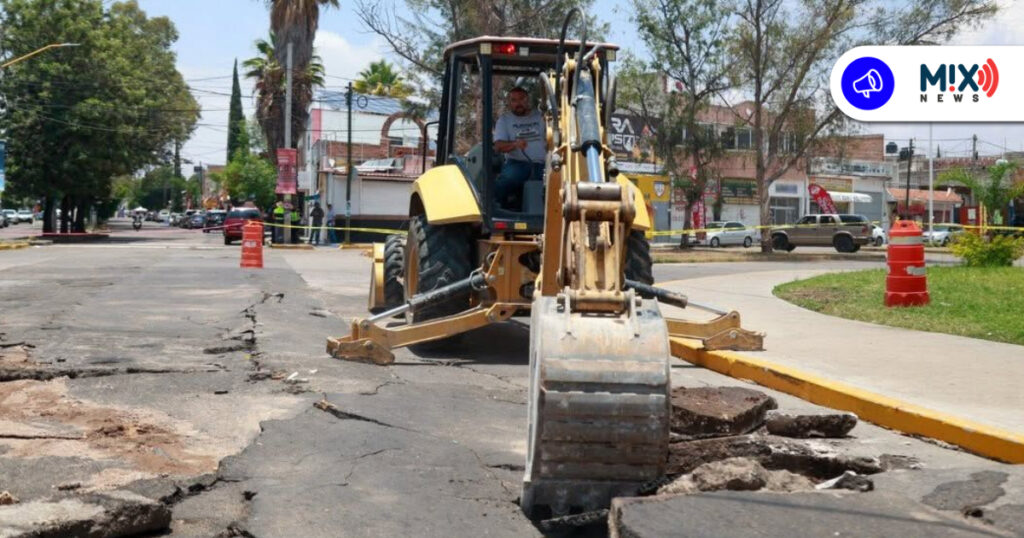 Lluvias aceleran reparaciones de colectores y obras hidráulicas en Aguascalientes