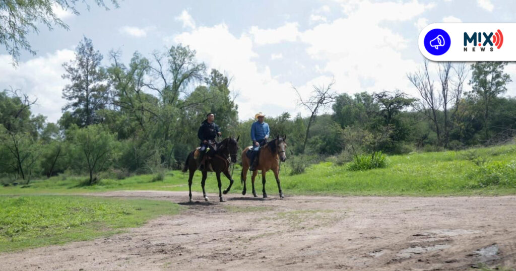 Para consolidar su rescate ambiental, refuerzan la seguridad a caballo en La Pona