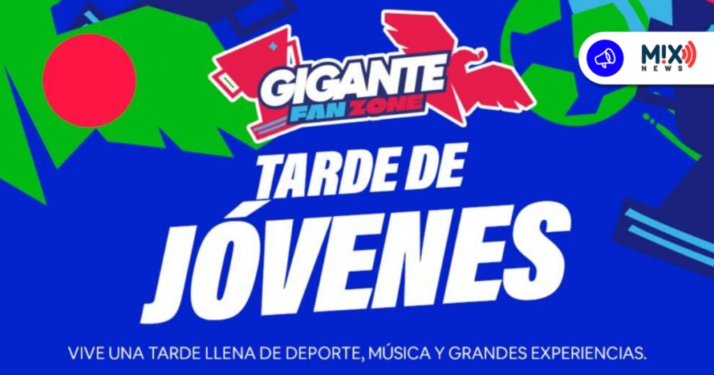 “Gigante Fan Zone: Tarde de Jóvenes” armará la fiesta con freestyle, deporte y comida gratis