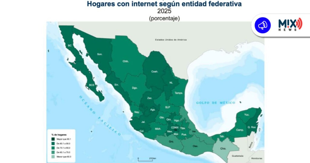 Aguascalientes supera la media nacional en conectividad en el hogar, lidera desarrollo regional