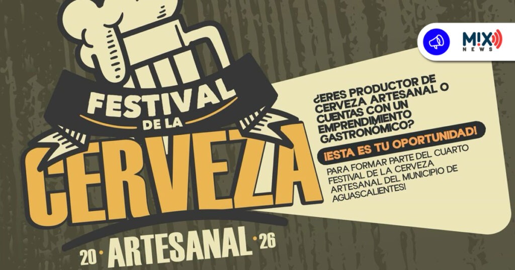 Convocan a productores y cocineros al Festival de la Cerveza Artesanal 2026