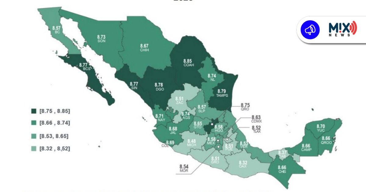 Es Aguascalientes 7° lugar nacional en satisfacción de vida