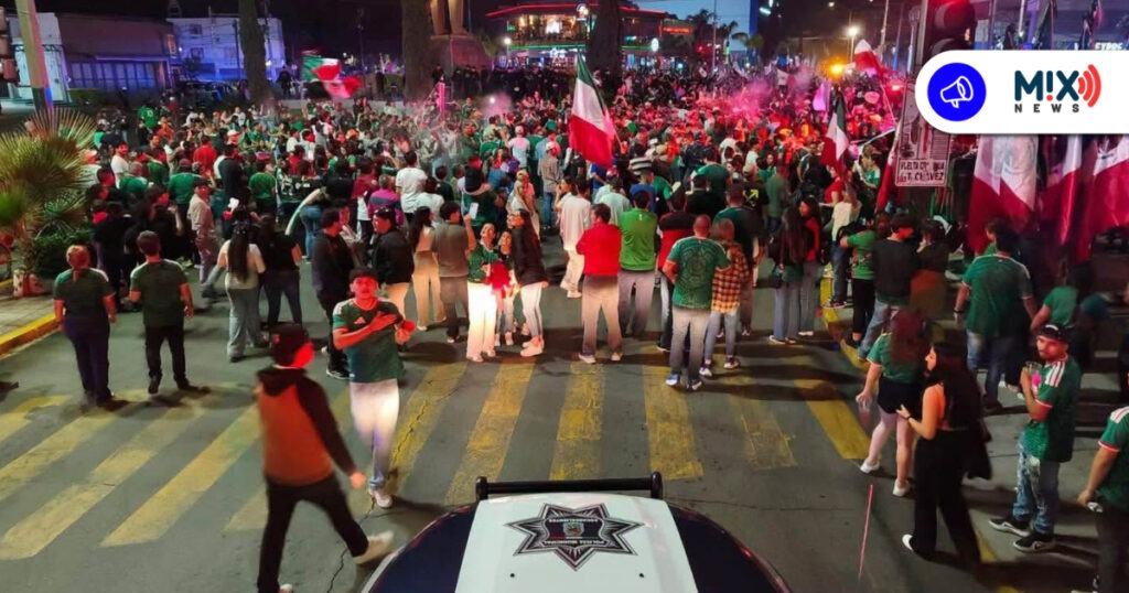 Celebración por triunfo de México deja un joven hospitalizado y varios incidentes