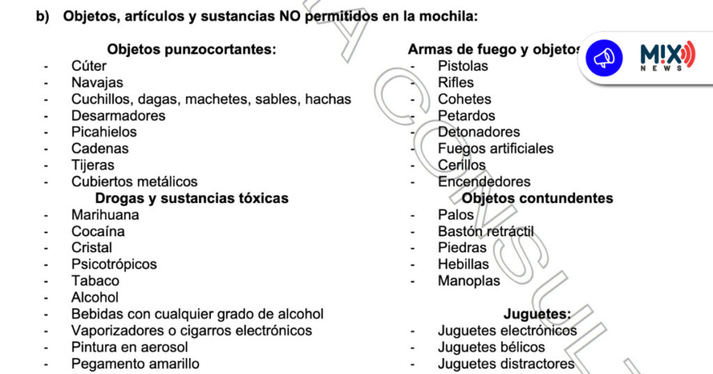 Es oficial, habrá operativo mochila en escuelas de Aguascalientes