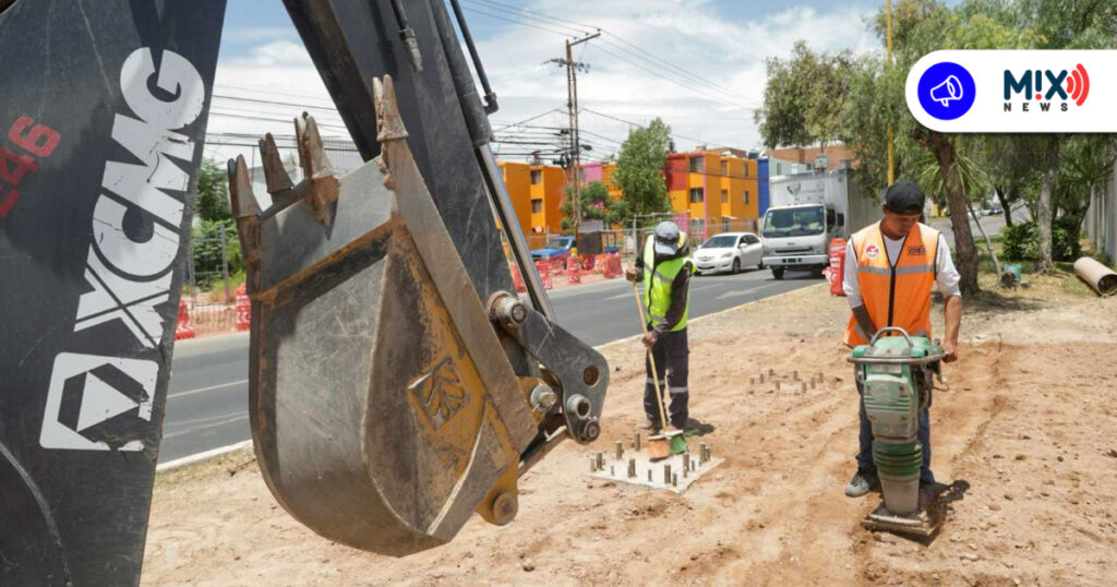 Inició montaje de estructura del puente peatonal en Av. Aguascalientes Poniente
