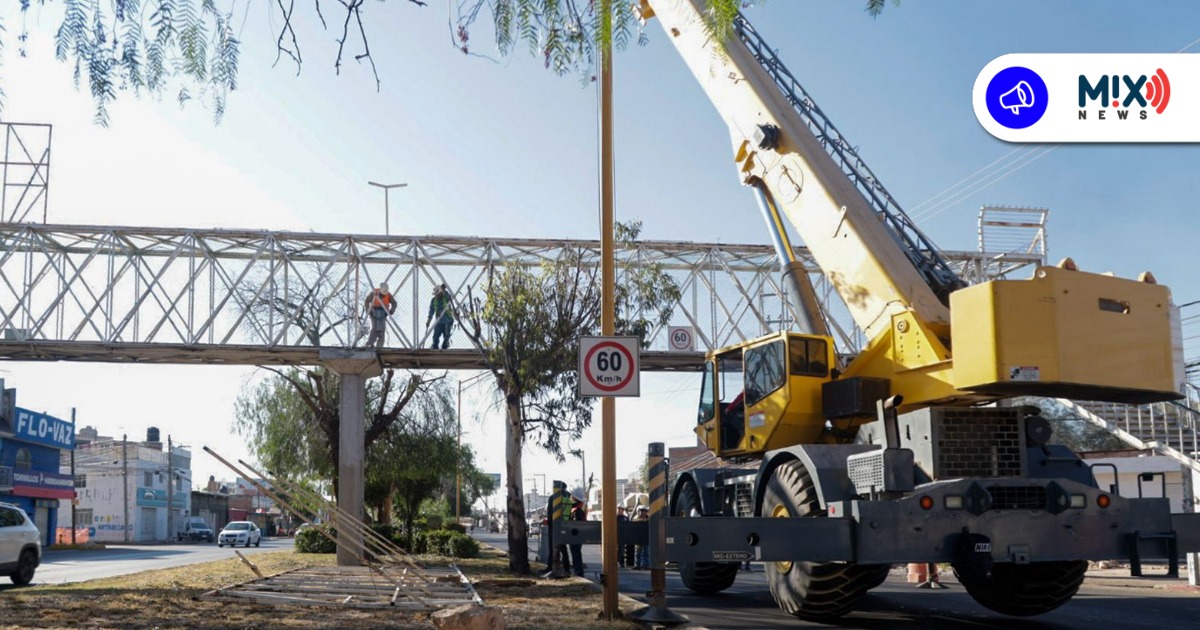 Municipio capital va por tres puentes peatonales; Pirules listo en semanas