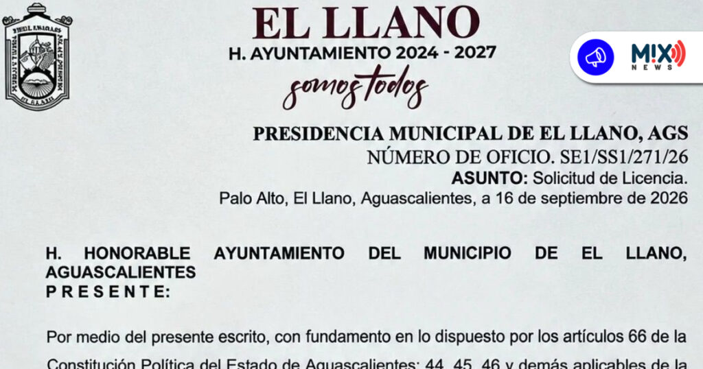 La extraña licencia en El Llano y el posible cambio de color