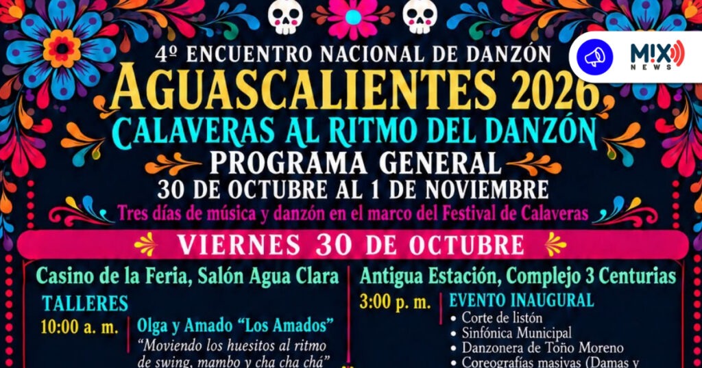 4° Encuentro Nacional de Danzón en Aguascalientes: “Calaveras al Ritmo del Danzón”