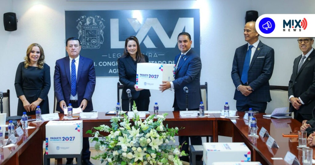 Entregó Tere Jiménez Paquete Económico 2027 por 44 mil 395 millones de pesos