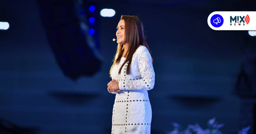 Tere Jiménez presenta su 4to informe gubernamental a la ciudadanía de Aguascalientes.